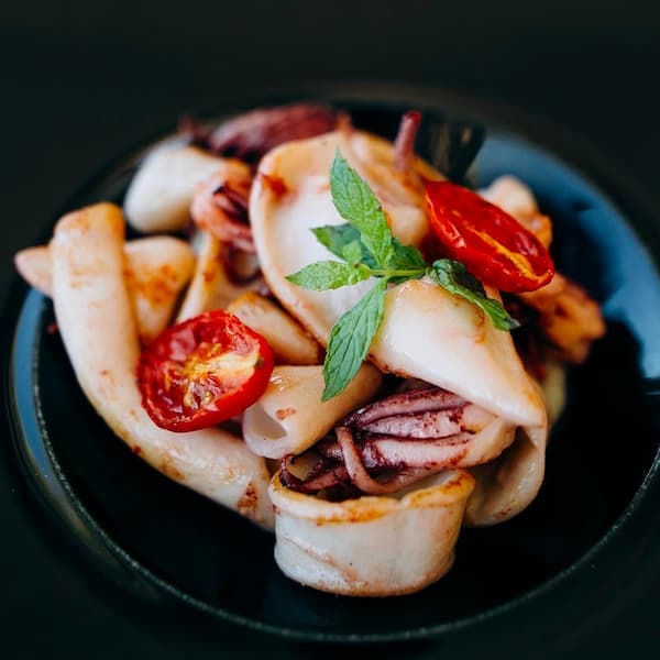 Calamaretti cotti alla plancha